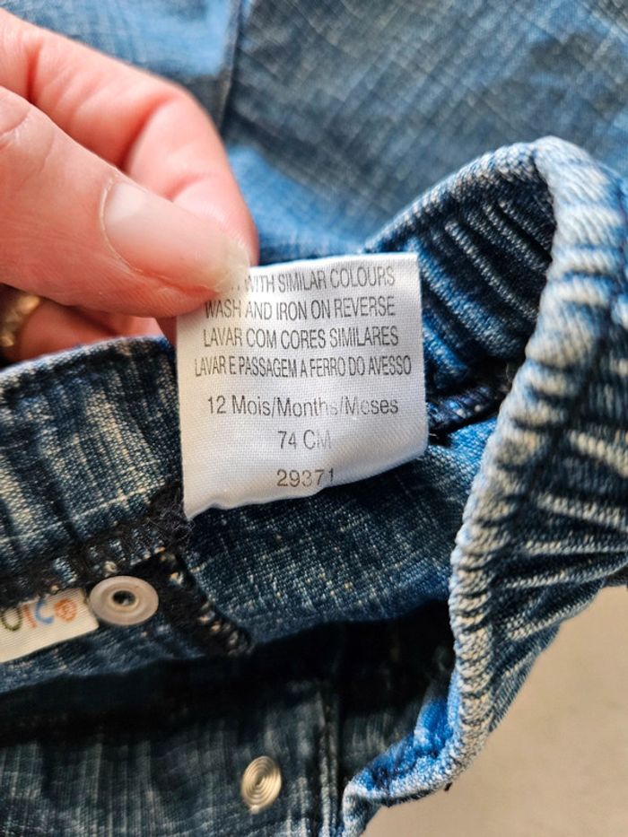 Jean bébé fille 9 mois VINT2 - photo numéro 7