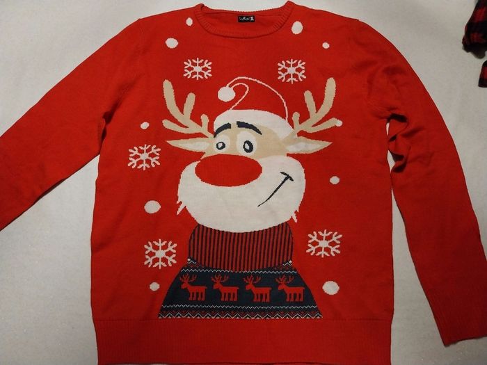 Pyjamas et pull de Noël
