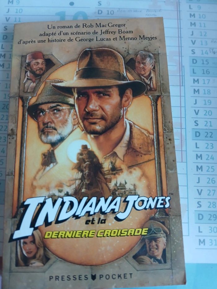 Livre Indiana jones