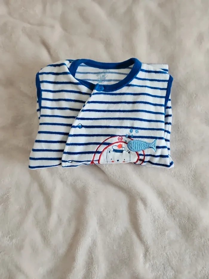 Pyjama chat 🐱 marin - photo numéro 5