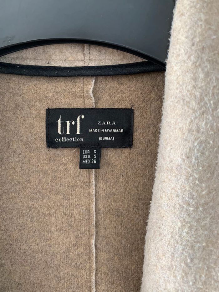 Manteau Zara S beige - photo numéro 3