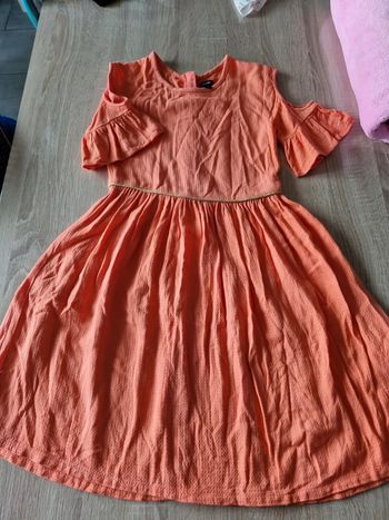 Robe corail kiabi 10 ans