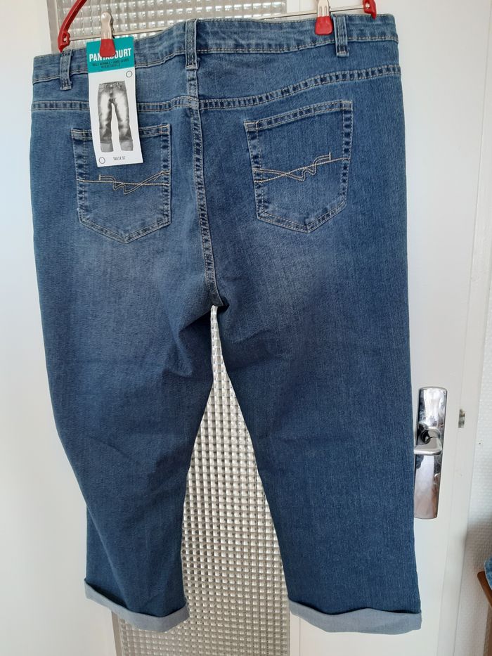 Pantacourt jean stretch T52 - photo numéro 2