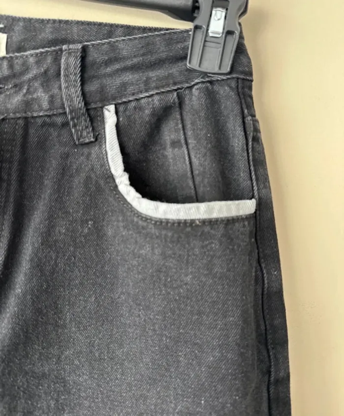👖🌞Pantalon noir taille haute - L- neuf avec étiquette- Monique - photo numéro 5