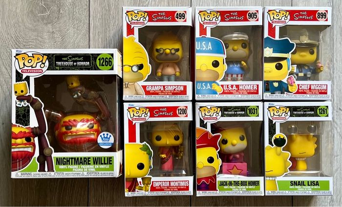 Lot de pop série les Simpson