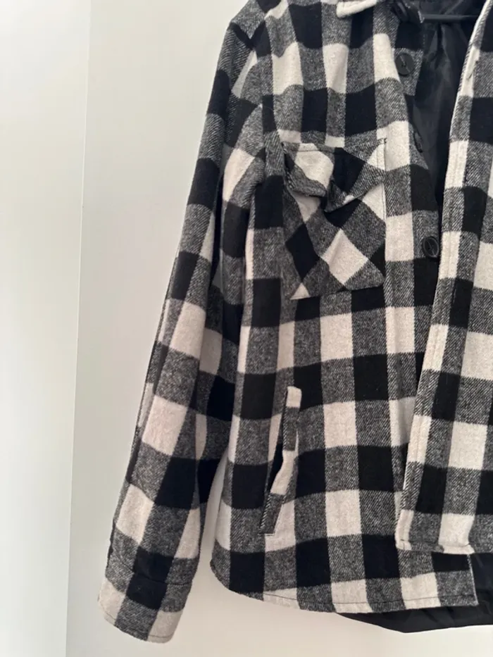 Veste surchemise à carreaux - photo numéro 3