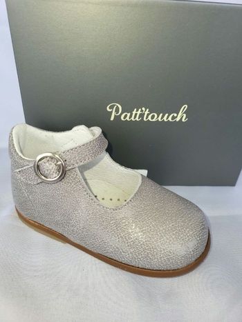 Chaussures charles IX fille en cuir gris Point 21 Made in France 🇨🇵