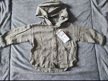 Chemise en lin Kiabi taille 6 mois