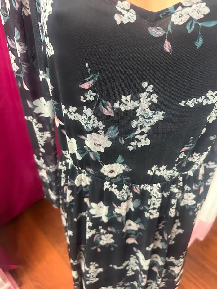 Robe Pimkie fleurie taille L - photo numéro 3