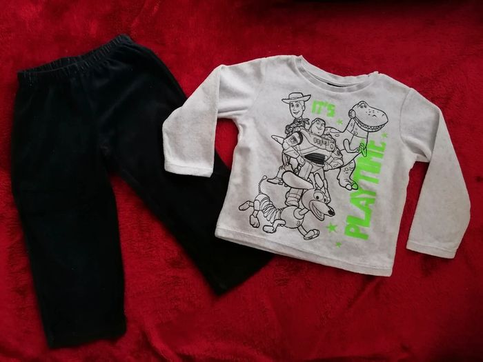 Pyjama garçon polaire 2 pièces toy story taille 2-3 ans