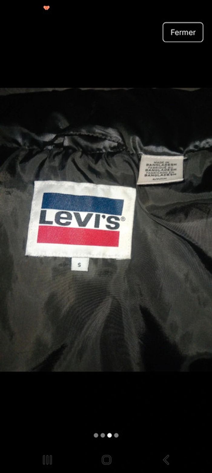 Doudoune homme Levi's taille s - photo numéro 3