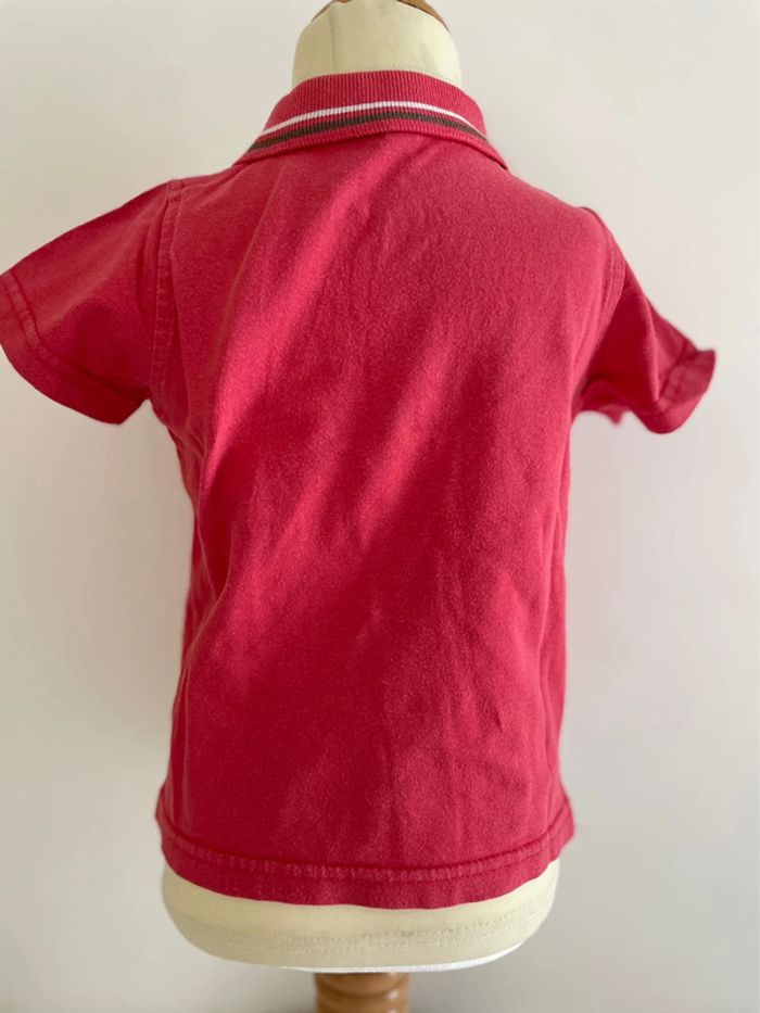 Polo garçon bébé rouge - photo numéro 2