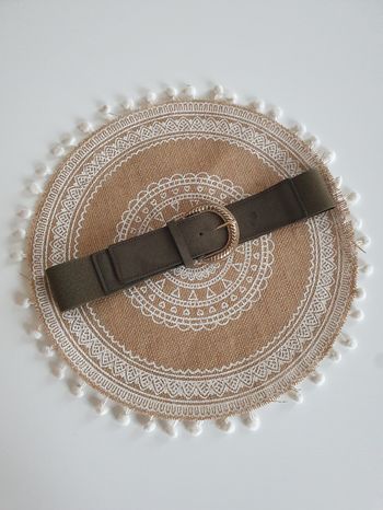 Ceinture élastique Washington kaki