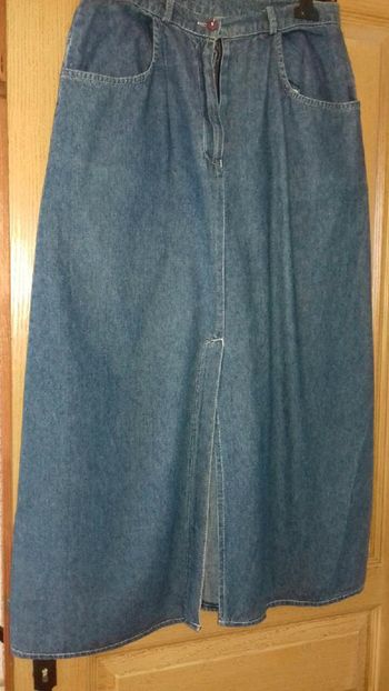 Jupe Vintage longue en jean taille 40