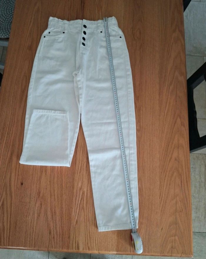 Pantalon blanc 100% coton - Liberto by La Halle - photo numéro 10