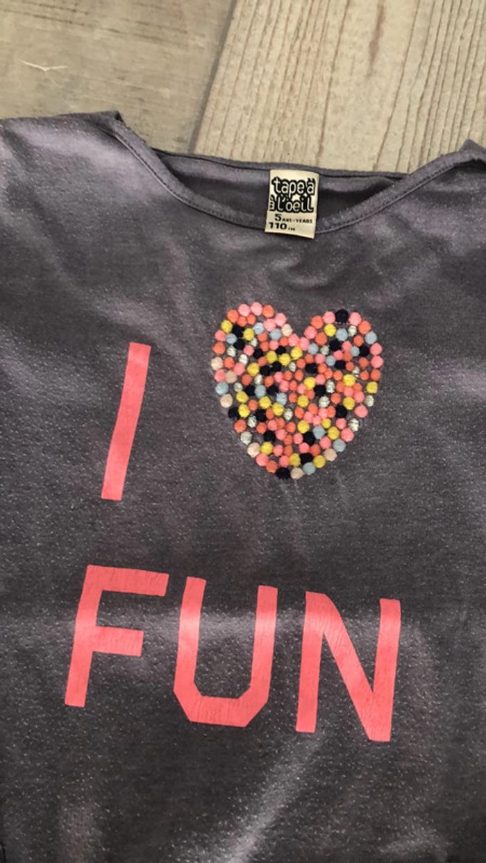 Tape à l’œil - T shirt fille 5 ans - photo numéro 2