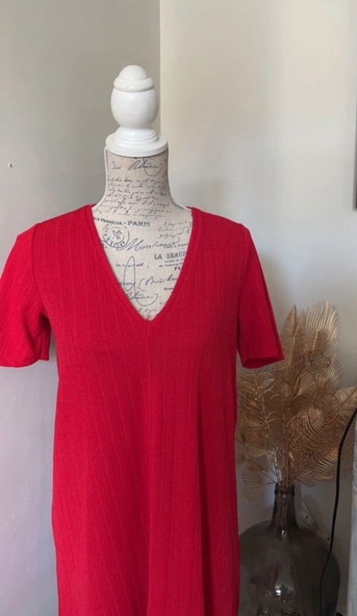 Robe courte rouge