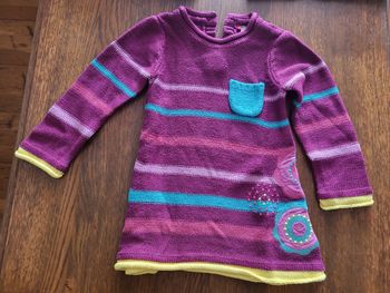 1 robe pull fille 18 mois 