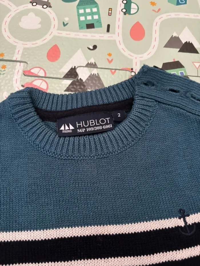 Pull marinière hublot 2 ans - photo numéro 2