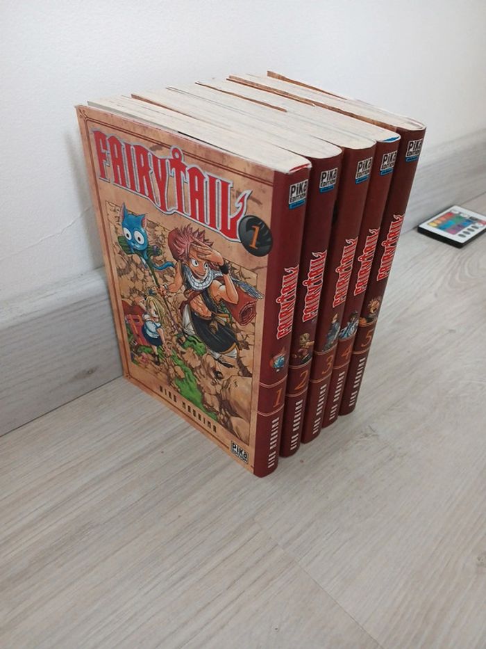 Lot fairy tail tome 1 à 5 - photo numéro 4
