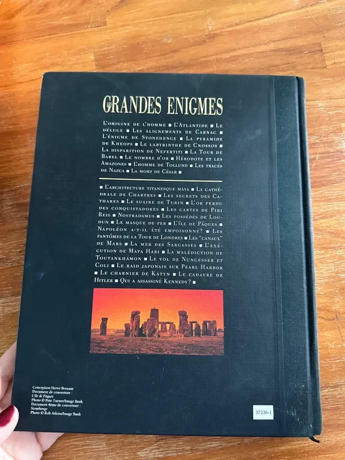 Livre les grands énigmes - photo numéro 3