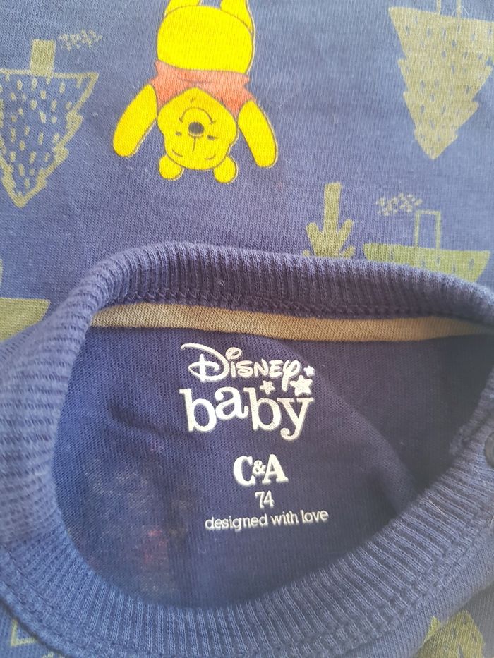 Disney Baby x C&A - Lot de 2 tee-shirts manches longues - Winnie l'ourson - Neuf ! (9 mois) - photo numéro 8