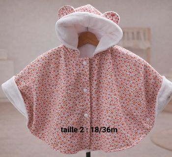 Poncho 1/2 saison impermeable T2