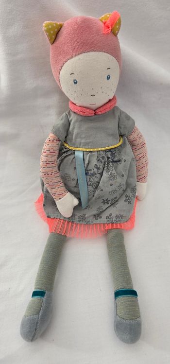 Doudou poupée Mademoiselle et Ribambelle 35 cm - Moulin Roty