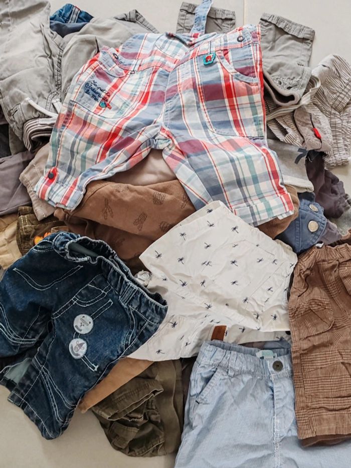 Lot revendeur de 38 Pantalons pour enfants taille de 1 mois à 3 ans - photo numéro 3