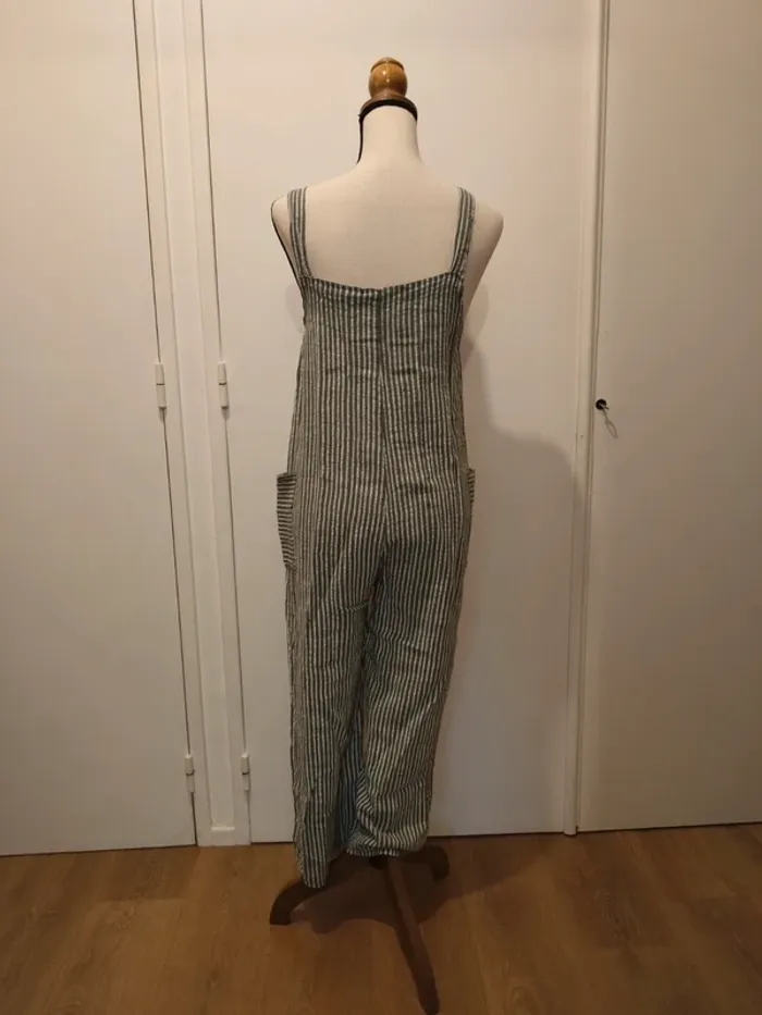 Salopette à rayures