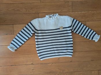 Pull fille 4 ans sergent major idéal mi-saison printemps