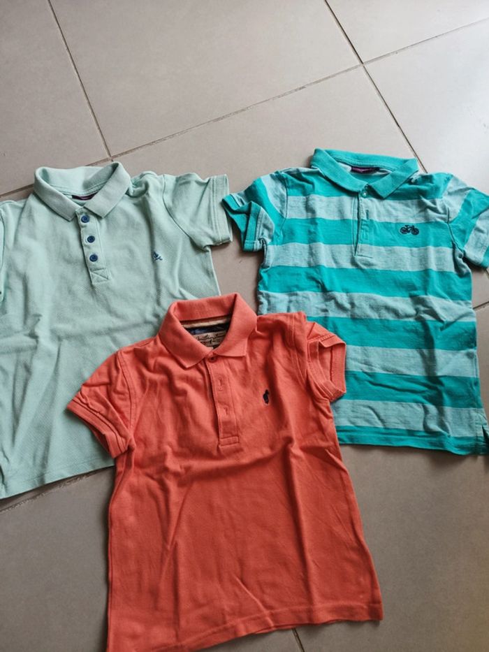 Polos taille 6/7 ans