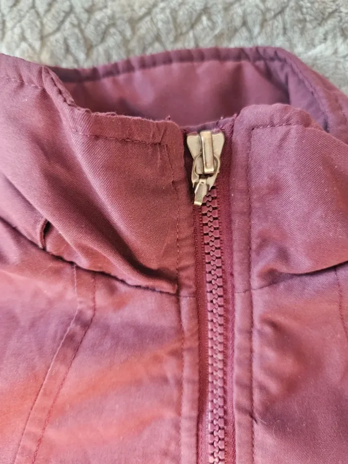 Veste polaire 24 mois prune/ bordeau - photo numéro 2