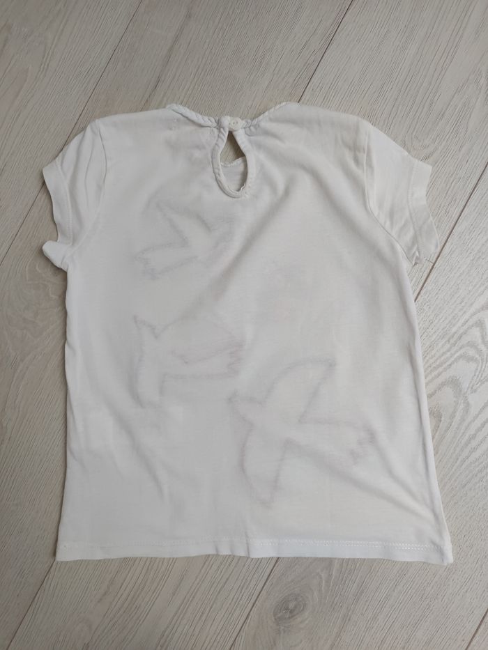T-shirt manches courtes blanc DPAM 5 ans - photo numéro 4