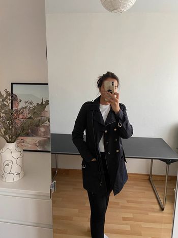 Magnifique trench noir Mosquitos / Taille 42