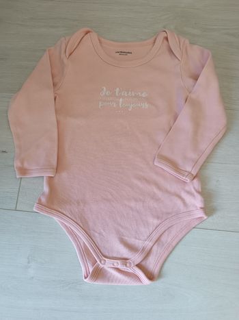 Body rose Vert Baudet 2 ans