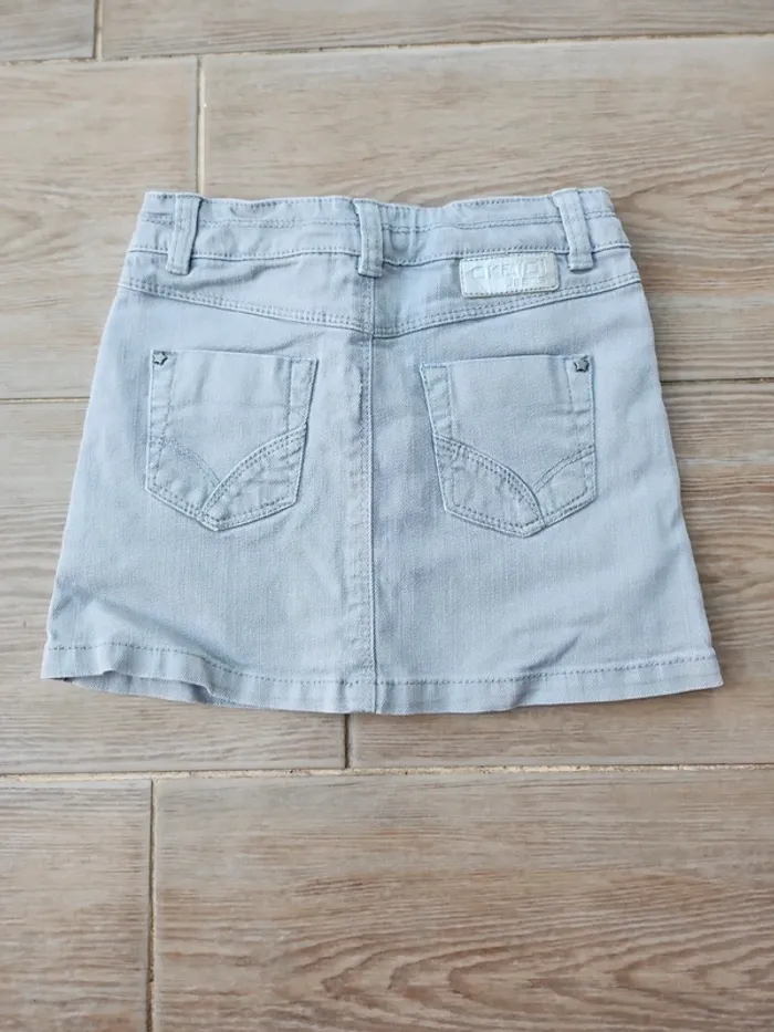Jupe jeans grise 4 ans - photo numéro 2