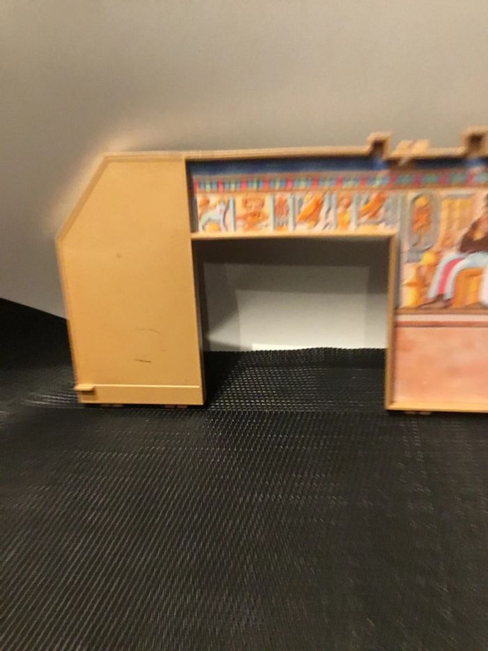 Playmobil mur cloison intérieur avec hiéroglyphes pyramide égyptienne 4240 pièce détachée - photo numéro 2