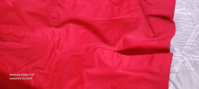 Robe chic rouge décolleté V femme 42 bon prix collection - photo numéro 14