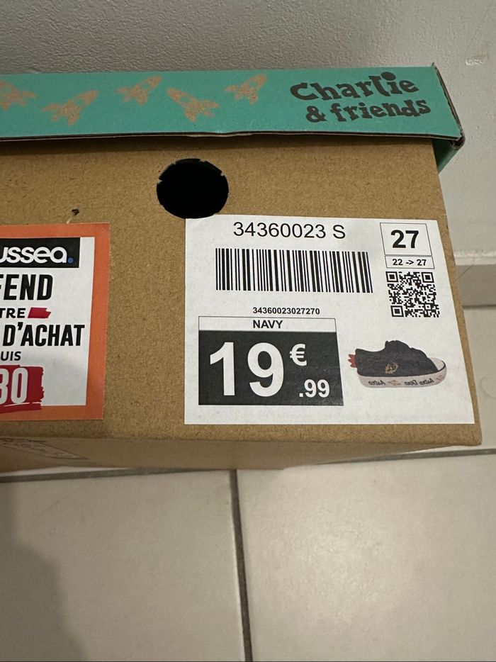 Chaussures basket garçon taille 27 - photo numéro 8