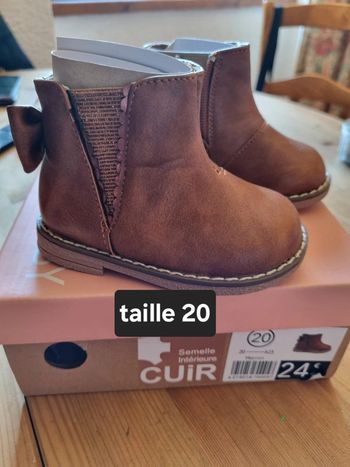 Bottines bebe filles