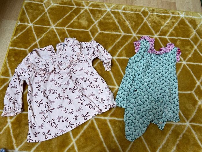 Lot de robes et salopette bébé 3 mois - photo numéro 3