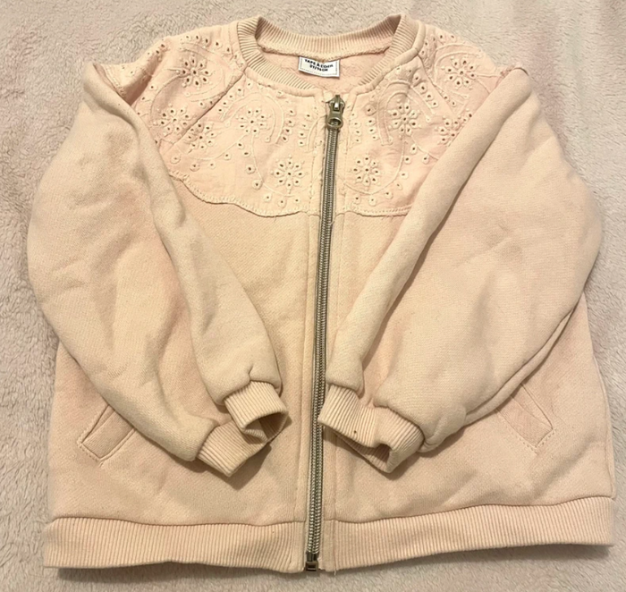 Veste rose brodée Tape à l’œil – 3 ans