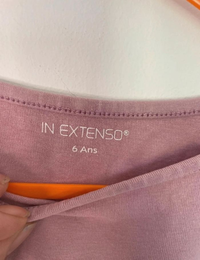 Tee shirts manches longues in extenso 6 ans fille - photo numéro 5