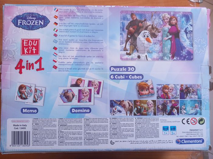 PUZZLE + CUBES REINE DES NEIGES - photo numéro 3