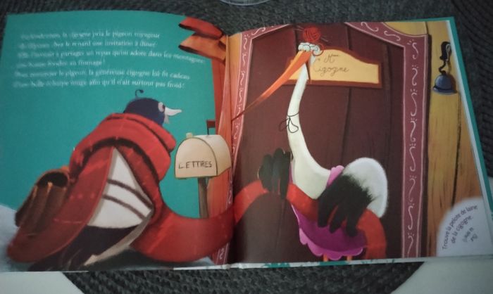 Livre "Le renard et la cigogne" neuf - photo numéro 4