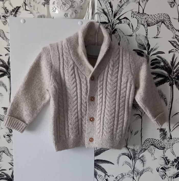 Gilet lainage beige Kiabi - photo numéro 2