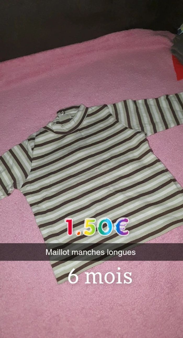 Maillot manches longues garçon