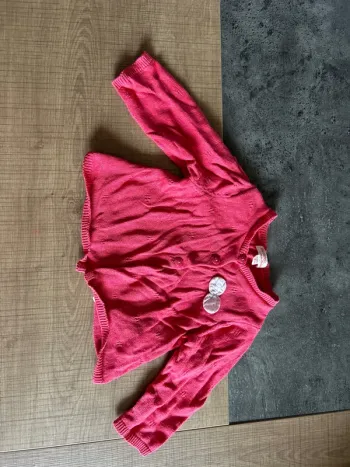 Gilet Bebe fille, rose, du pareil au même, 6 mois