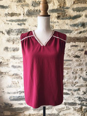 Débardeur prune bordeaux Paj Concept Taille 38